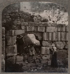Ruinene av Lasarus hus, ca 1900