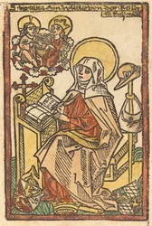 Saint Bridget, ca. 14801500.