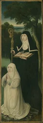 Saint Gertrude of Nivelles and a Augustinian Canonesse, 152550.