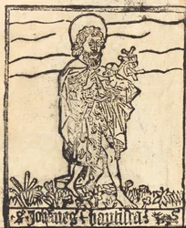 Døperen Johannes [recto], sannsynligvis 14601480.