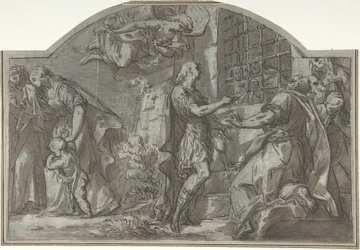 Den hellige Sebastian formaner de kristne fangene, 1700-tallet.