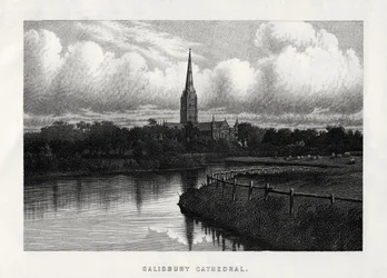 Salisbury Cathedral, Wiltshire, England, 1800-tallet
