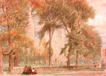 Salisbury Close, 1897, c1900.