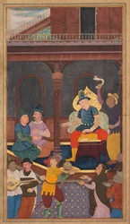 Salome mottar døperen Johannes hodet på et fat, fra et speil av hellighet..., 1602-1604.