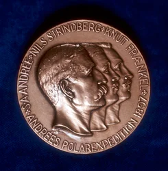 Salomon August Andree 1854-1897, svensk ingeniør og ballongfarer, 1897