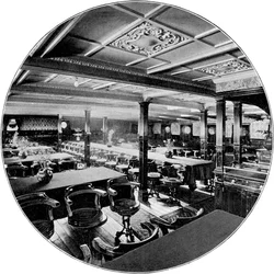 Salong av P&O-dampskipet SS India, 1901