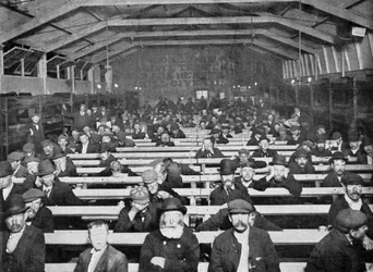 Frelsesarmeen ly, Blackfriars, London, tidlig på 1900-tallet