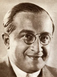Sam Eckman Jr, leder av MGM-organisasjonen i Storbritannia, 1933