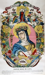 Santa Rosa av Lima, 1800-tallet