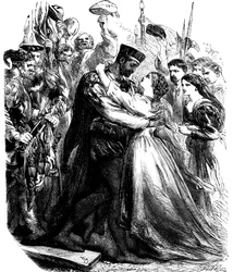 Scene fra Shakespeares Othello, 1800-tallet