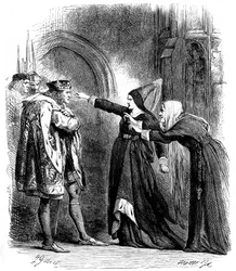 Scene fra Shakespeares Richard III, 1591 c1858