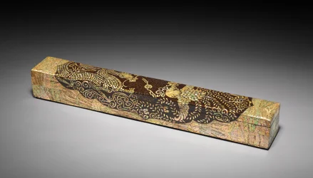 Rulleboks med Dragon and Phoenix Design, 1700-1800-tallet.
