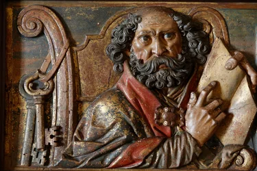 Skulptur i Mallorca katedral: Saint Peter, Palma, Spania