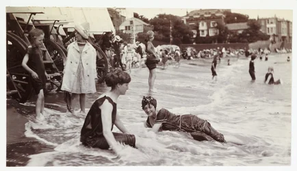 Havbading, Broadstairs, Kent, ca 1913