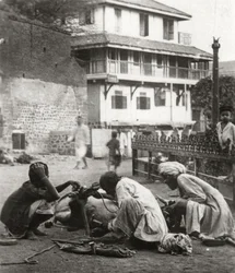 Skoe en okse, India, c1927-c1929