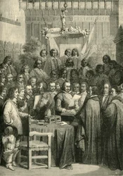 Signering av traktaten om Westfalen, 24. oktober 1648, 1890.