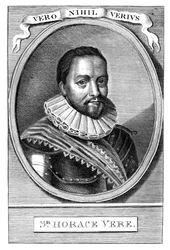 Sir Horace Vere , engelsk soldat under trettiårskrigen