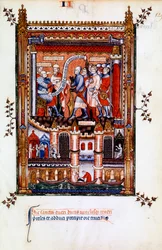 Sisinnius beordrer arrestasjonen av St Denis, 1317