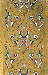 Soffit of an arch, Court of the Fishpond, 1907.