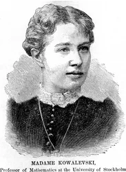 Sonia Sophie Kowalevski , russisk matematiker, 1888