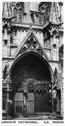 Sørøst veranda, Lincoln Cathedral, c1920-tallet