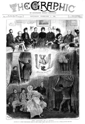 Spirit avslørt på en London-seanse, 1880