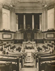 Splendid Hall for Deliberations of the Members of the London County Council, c1935.