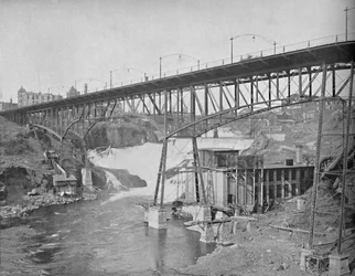 Spokane Falls, Washington, c1897.