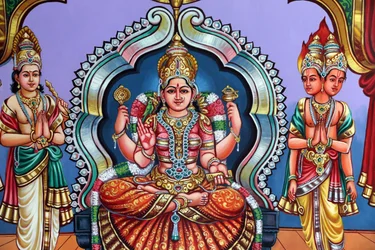 Sri Vadapathira Kaliamman hinduistisk tempel. Øverste modergudinne. Singapore