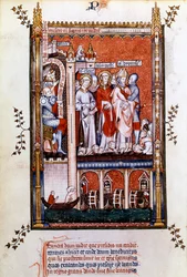 St Denis blir vist martyrene, 1317
