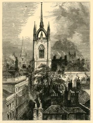 St. Dunstans-in-the-East, c1872.