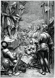 St John the Baptist Preaching in the Desert, 1500-tallet, 1870
