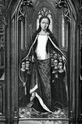 St Ursula og de hellige jomfruer, fra relikvieskrinet til St. Ursula, 1489, 1870