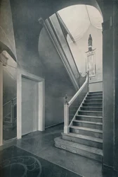 Trapp og hall til Finella av arkitekt Raymond McGrath 1903-1977, 1930