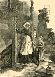 Trappen til Cromwell House, 1876, c1876.