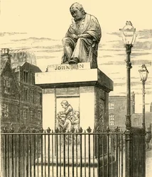 Statue av Johnson, 1898.