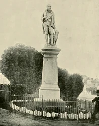 Statue av Robert Burns, Ballarat, 1901.