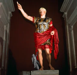 Statue av den romerske keiseren Augustus, 1. århundre f.Kr.