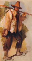 Studie fra livet, c1840, 1925