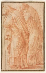 Studie av munker, 1600-tallet.