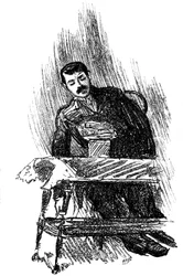 Emne som går inn i en hypnotisk transe, 1891