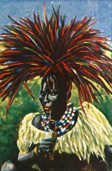 Swazi mann fra Sør-Afrika, c1928.