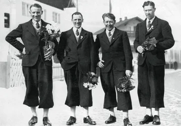 Svensk langrennslag, olympiske vinterleker, Garmisch-Partenkirchen, Tyskland, 1936