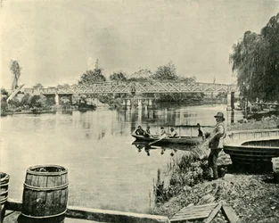 Svingbro over Latrobe, 1901.