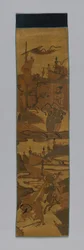 Tapet, Kina, Qing-dynastiet 1644-1912, 1800-tallet.