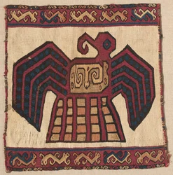 Tapestry Square Panel, ca. 700-1100.