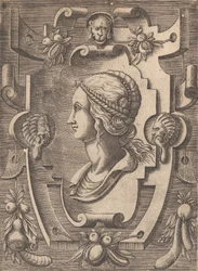 Plaketter og andre ornamenter med forskjellige og lunefulle oppfinnelser Kartusjer og andre ornamenter o ..., 1773.