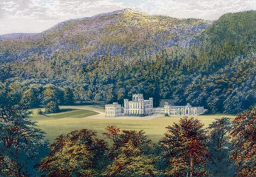 Taymouth Castle, Skottland, sent på 1800-tallet