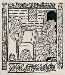 Leietaker betaler husleie, 1523, 1903