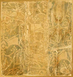 Tekstilfragment, bysantinsk, 8. århundre.